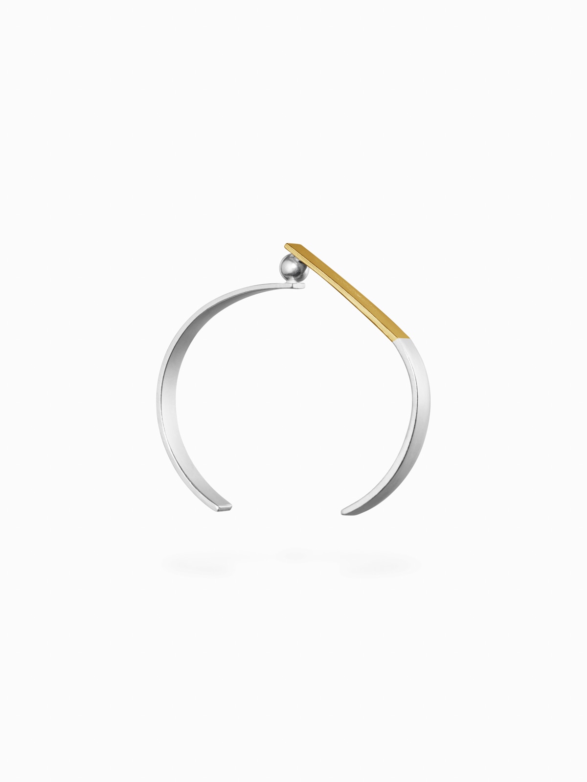 Touch the Line Flat Bangle [gold]
