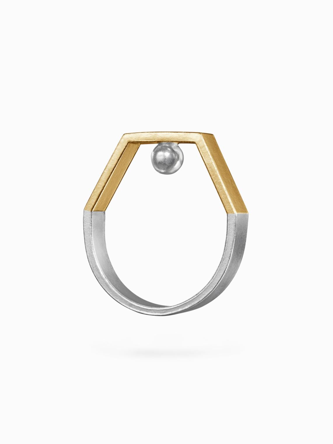Inside the Line - Flat Ring [gold]