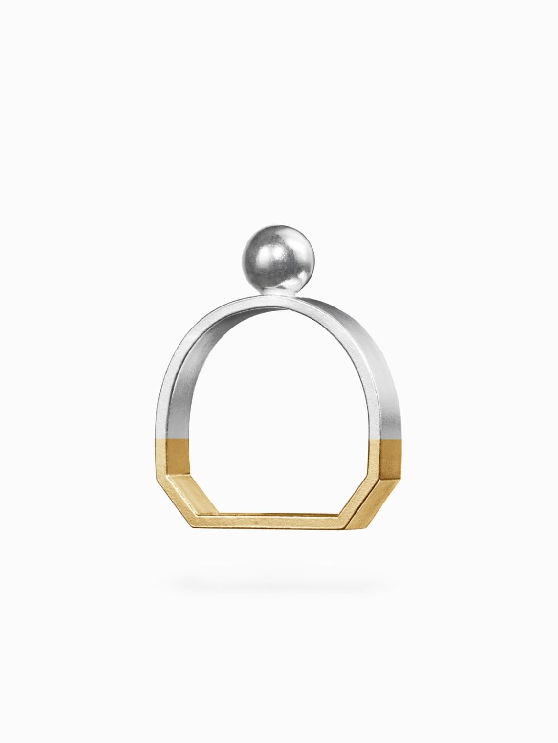 Outside the Line - Flat Ring [gold]