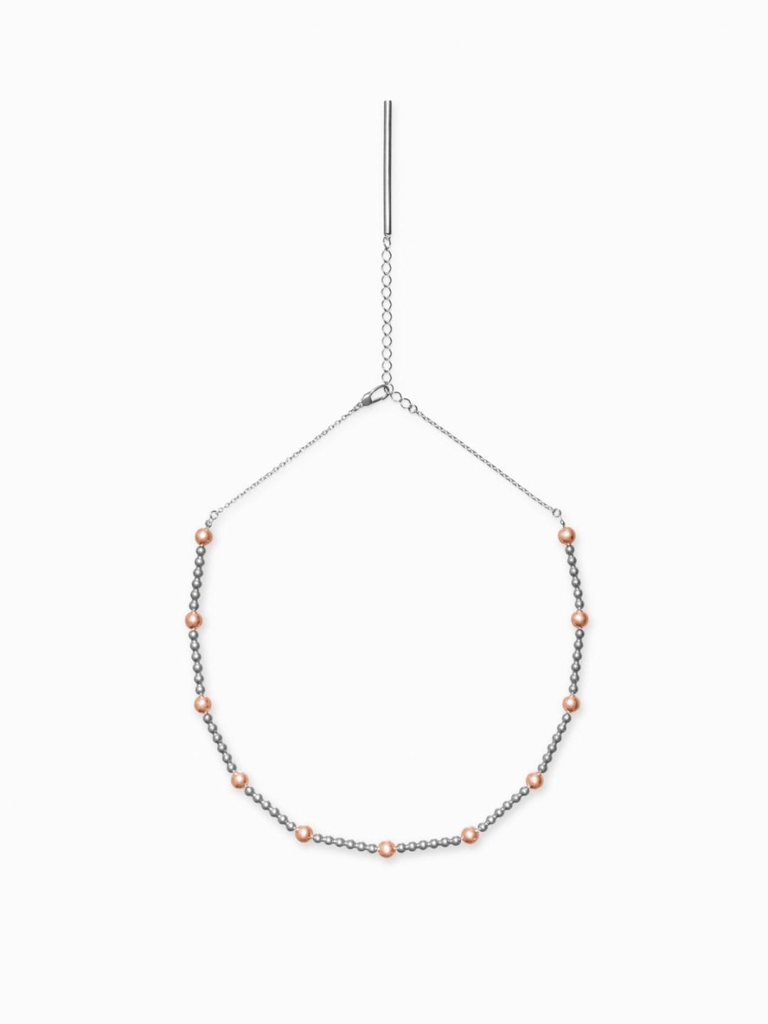 Ball Chain Choker [pink gold]