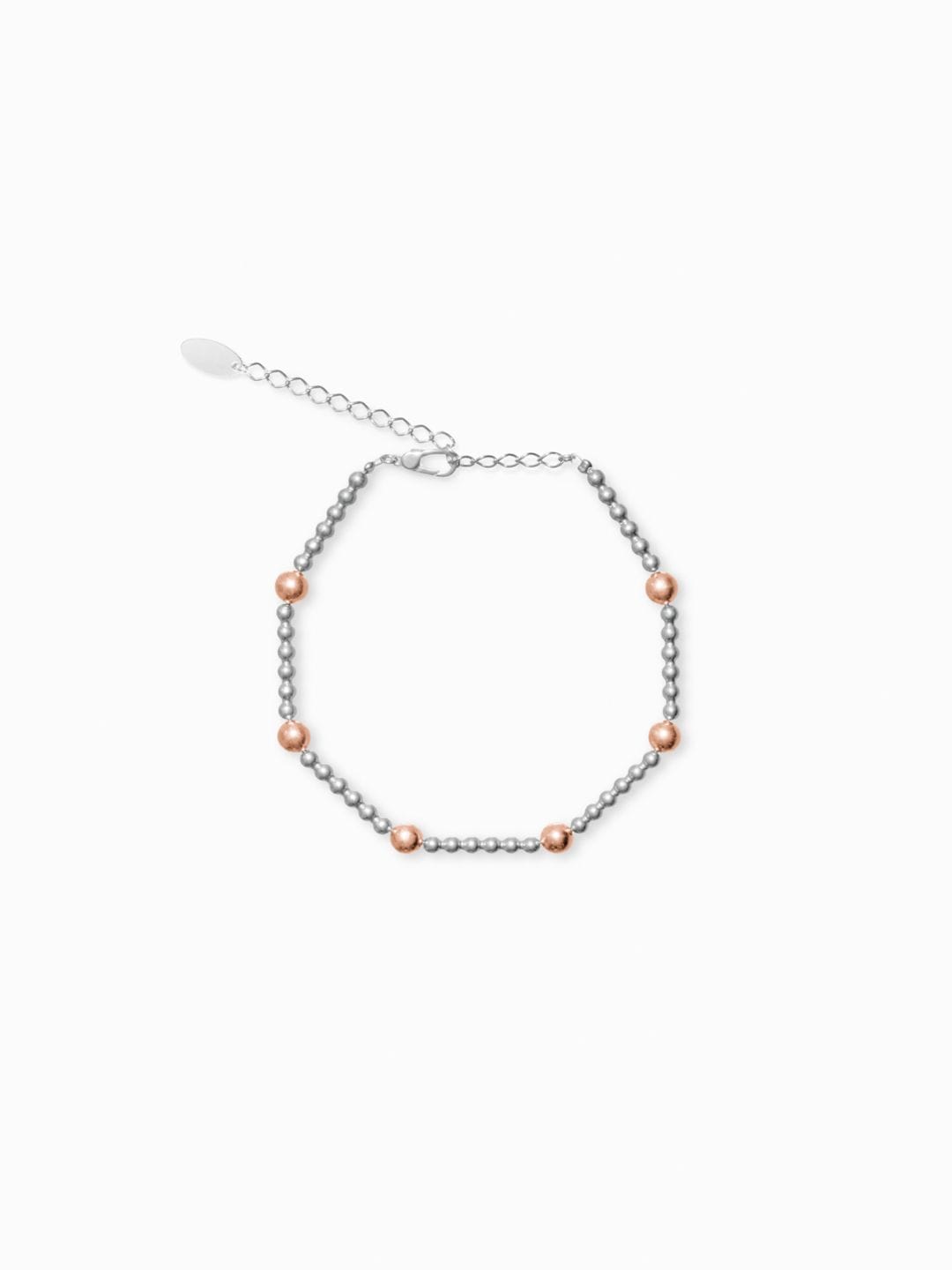 Ball Chain Bracelet [pink gold]