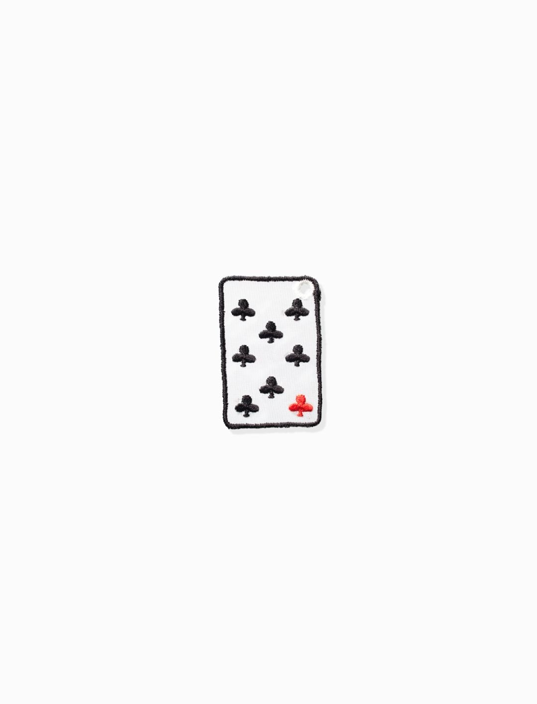 Playing Cards Embroidery Charm Clover 8