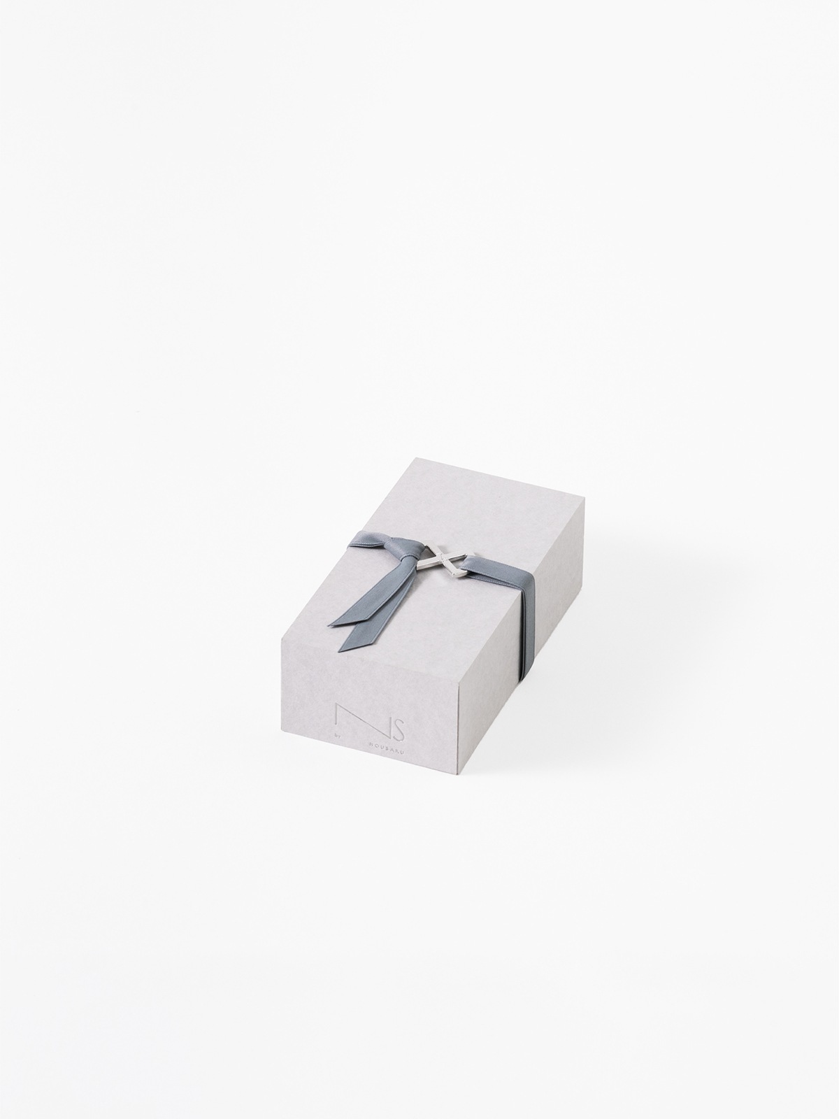 Ribbon Earring Line + Short Back Ribbon, Single
