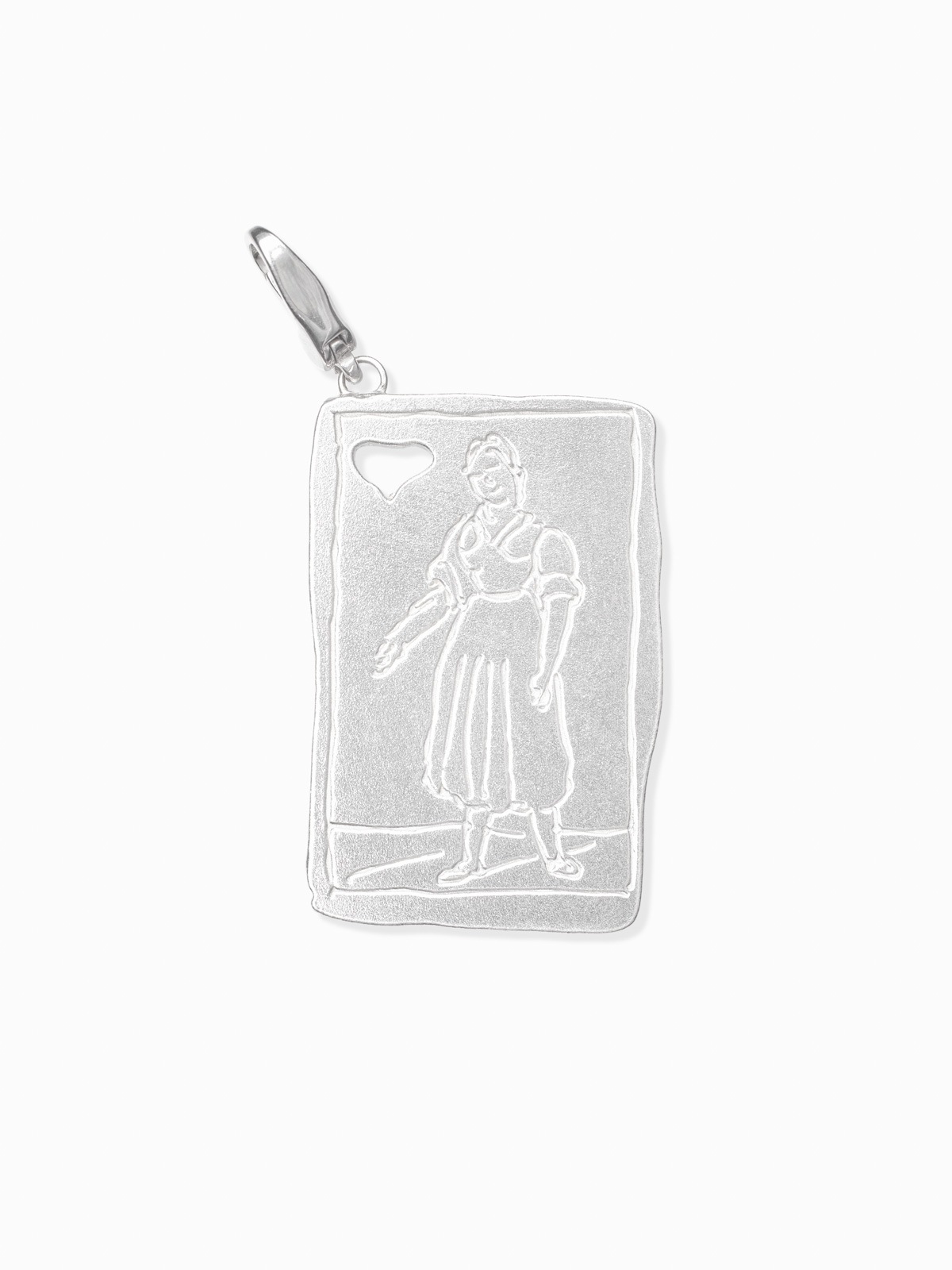 Playing Cards Charm Heart Queen