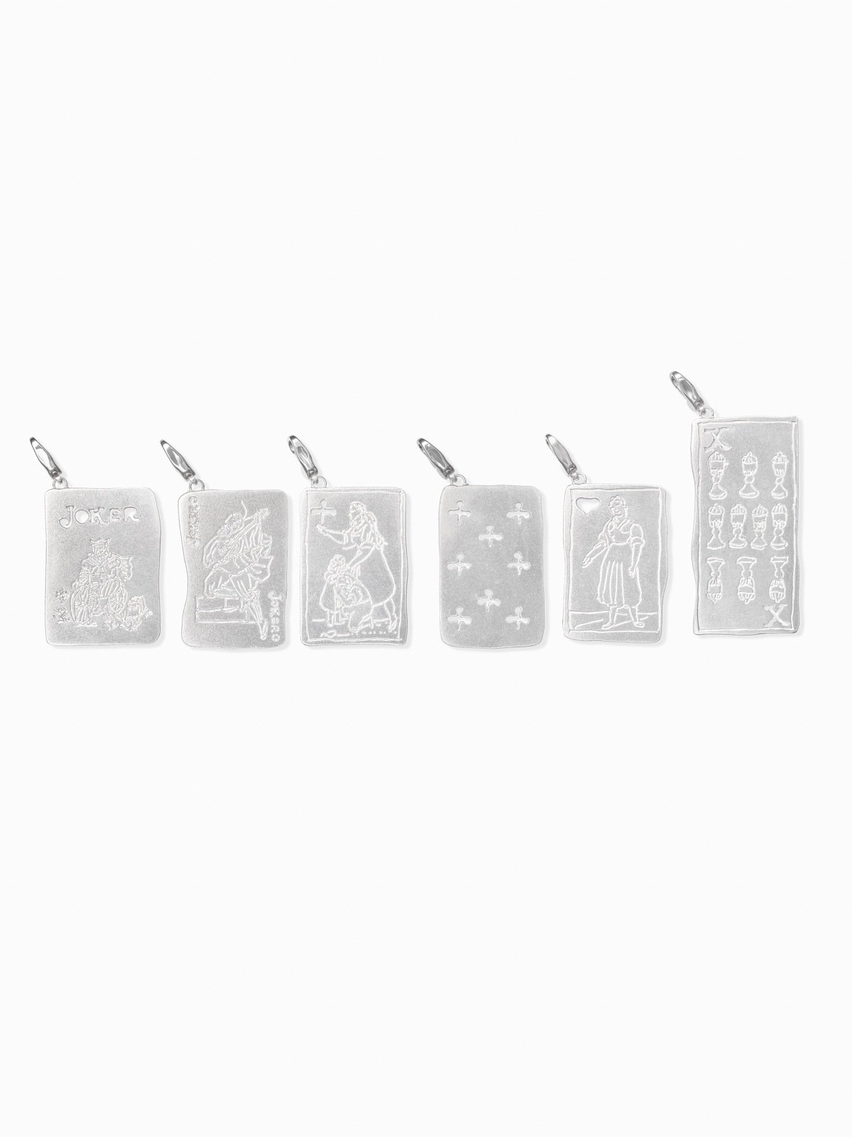Playing Cards Charm Cups