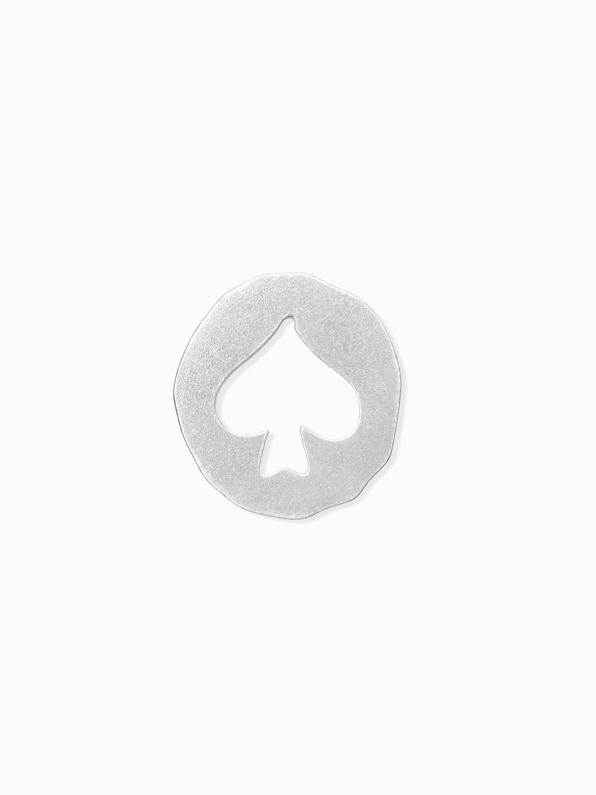 Playing Cards Suit Openwork Charm Spade