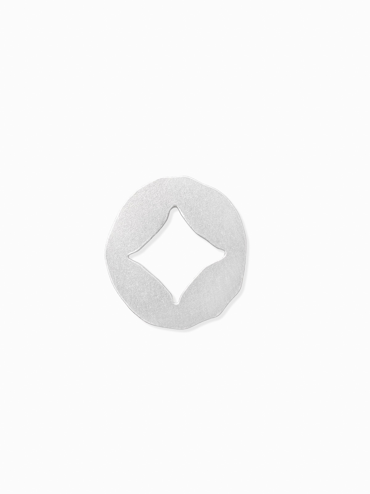 Playing Cards Suit Openwork Charm Diamond