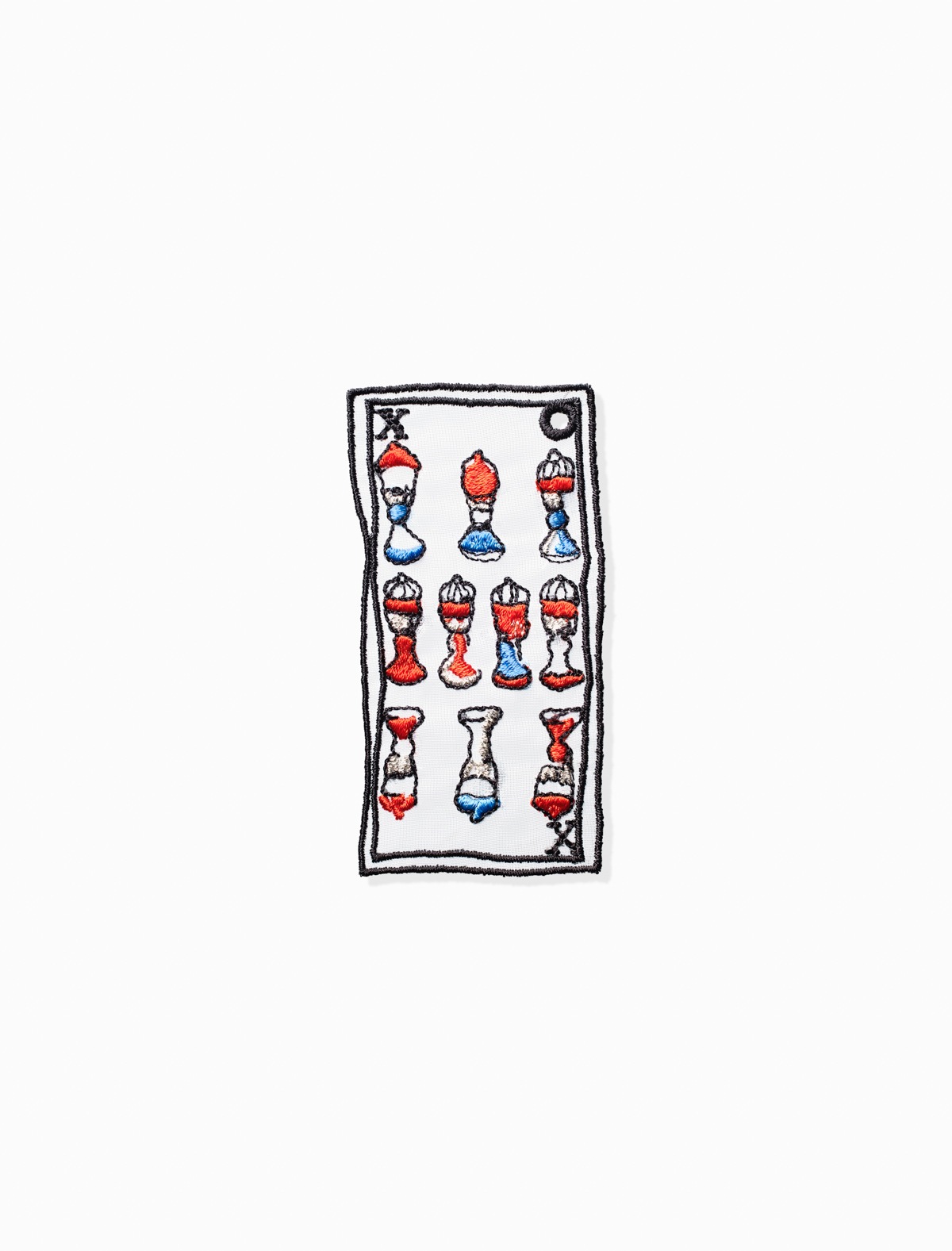 Playing Cards Embroidery Charm Cups