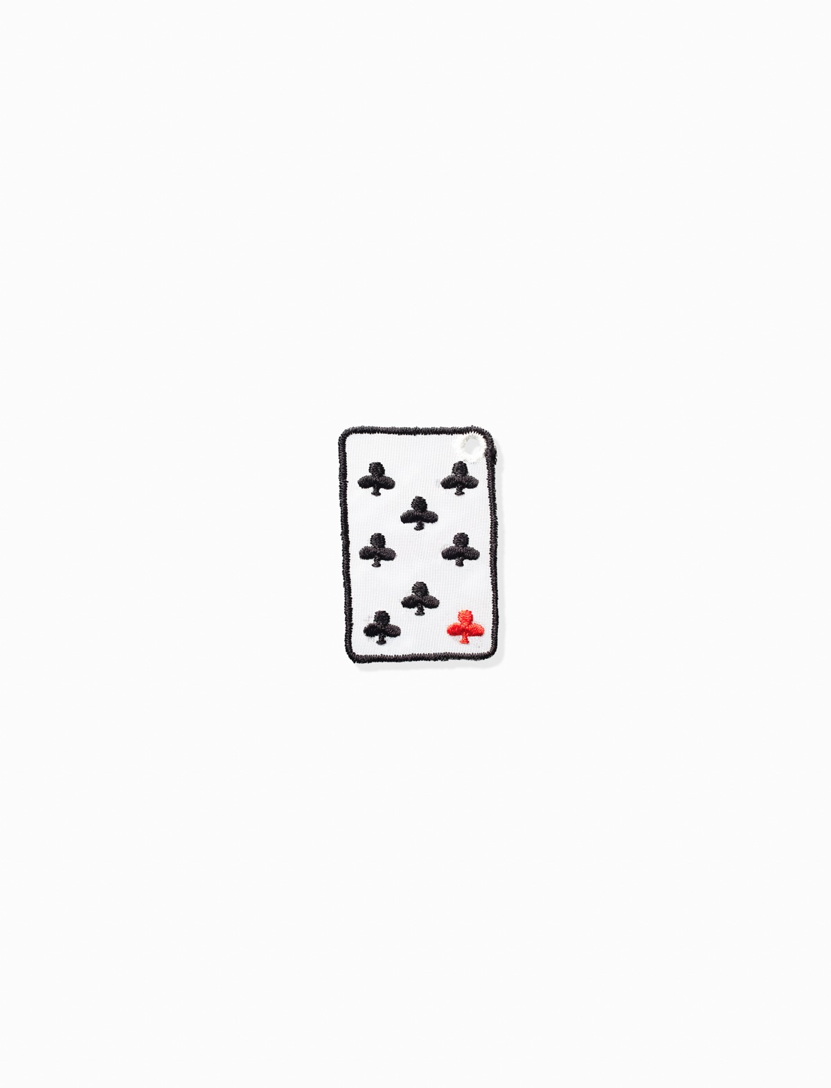 Playing Cards Embroidery Charm Clover 8