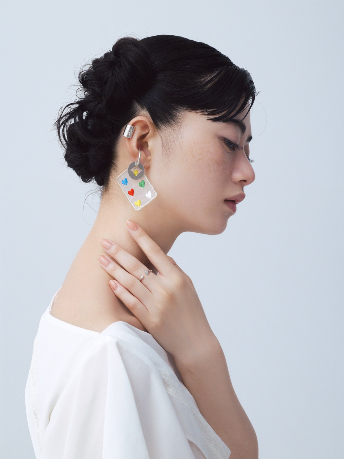 Playing Cards 2-way Ear cuff Ring