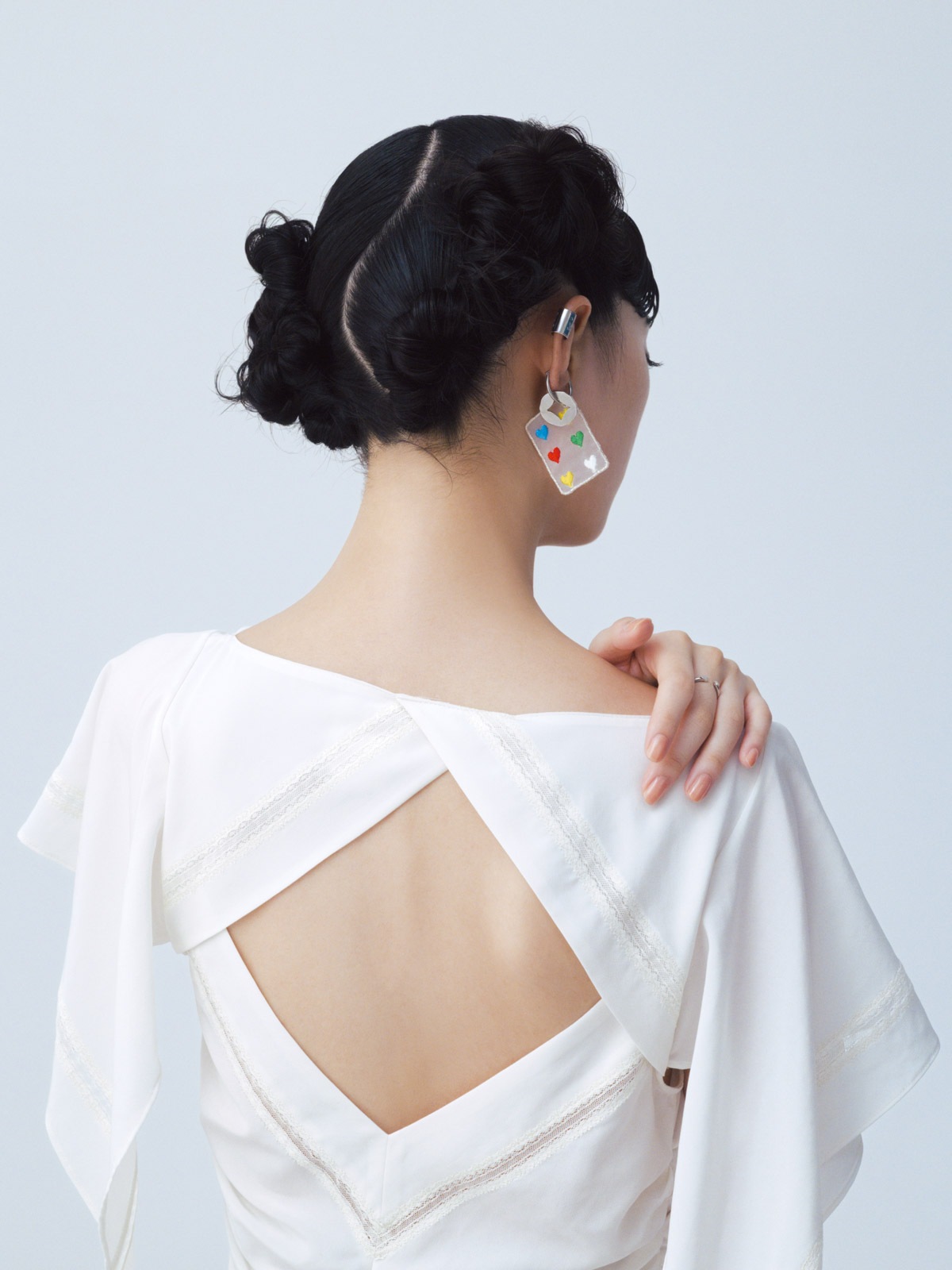 Playing Cards Ear cuff Diamond 5