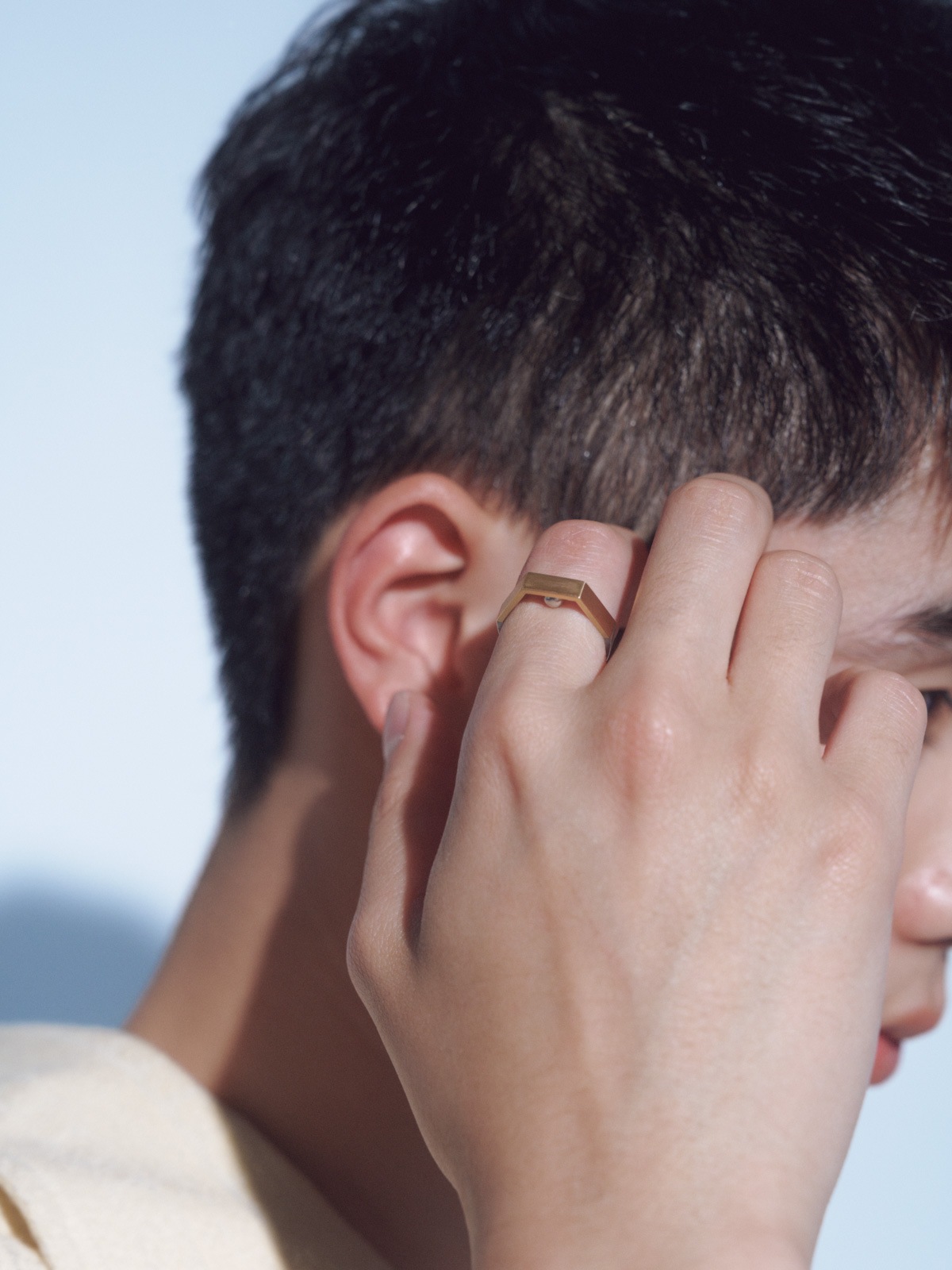Inside the Line - Flat Ring [gold]