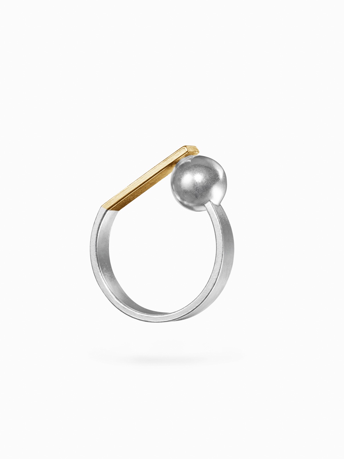 Touch the Line - Flat Ring [gold]