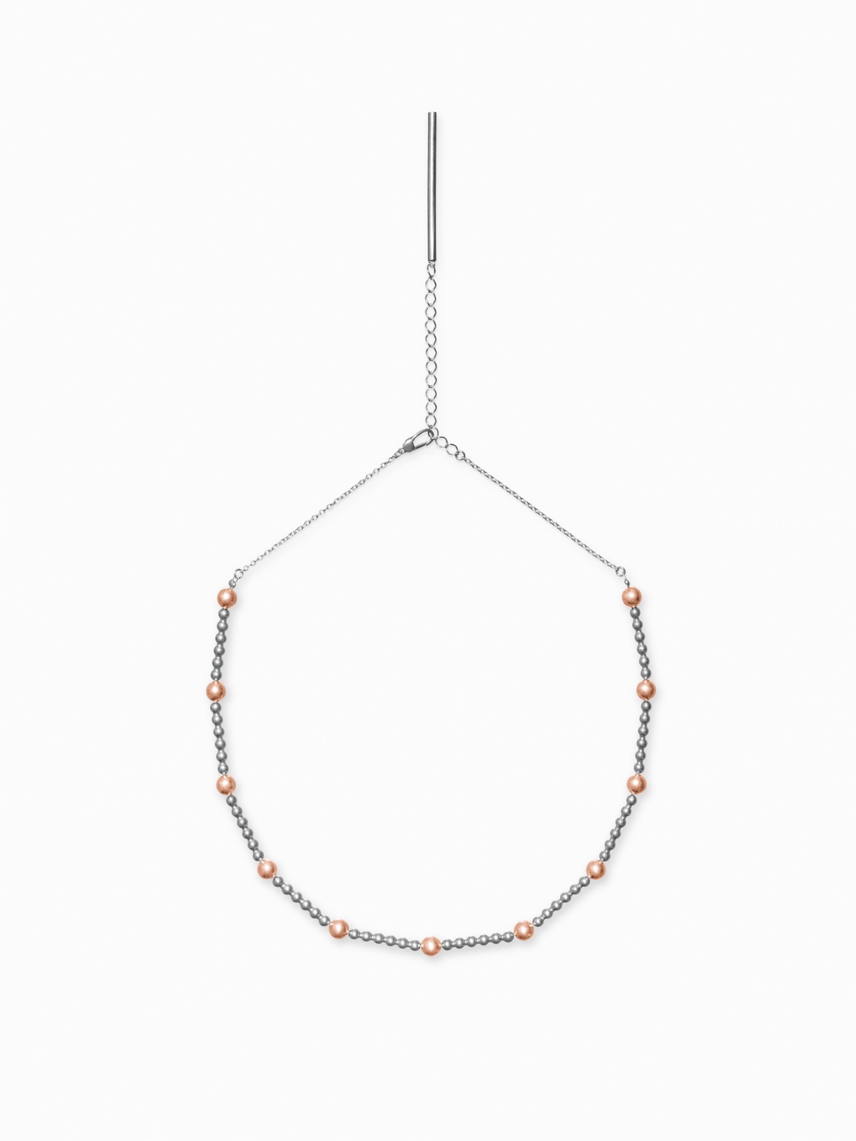 Ball Chain Choker [pink gold]