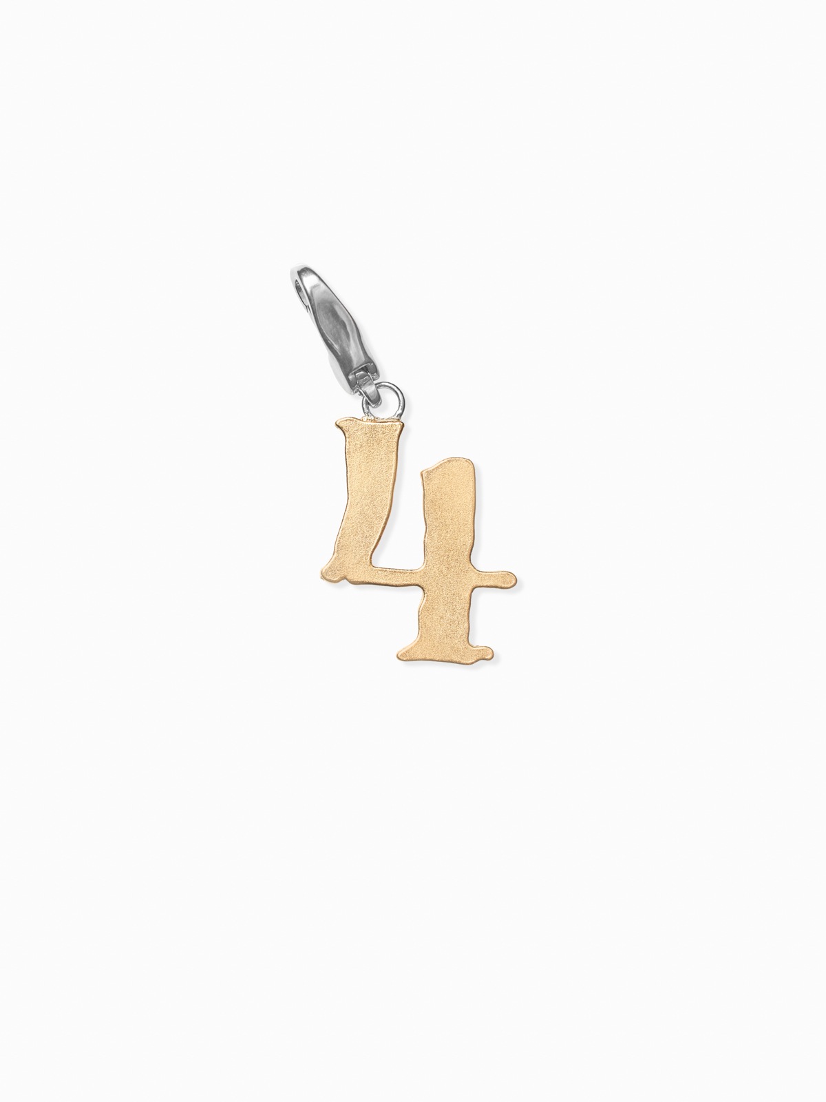 Playing Cards Number Charm 4 [gold]