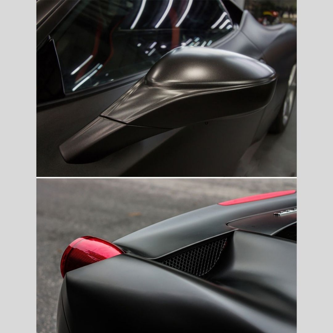 マットクローム(アイス系) ブラック(152cm幅) | マットクローム