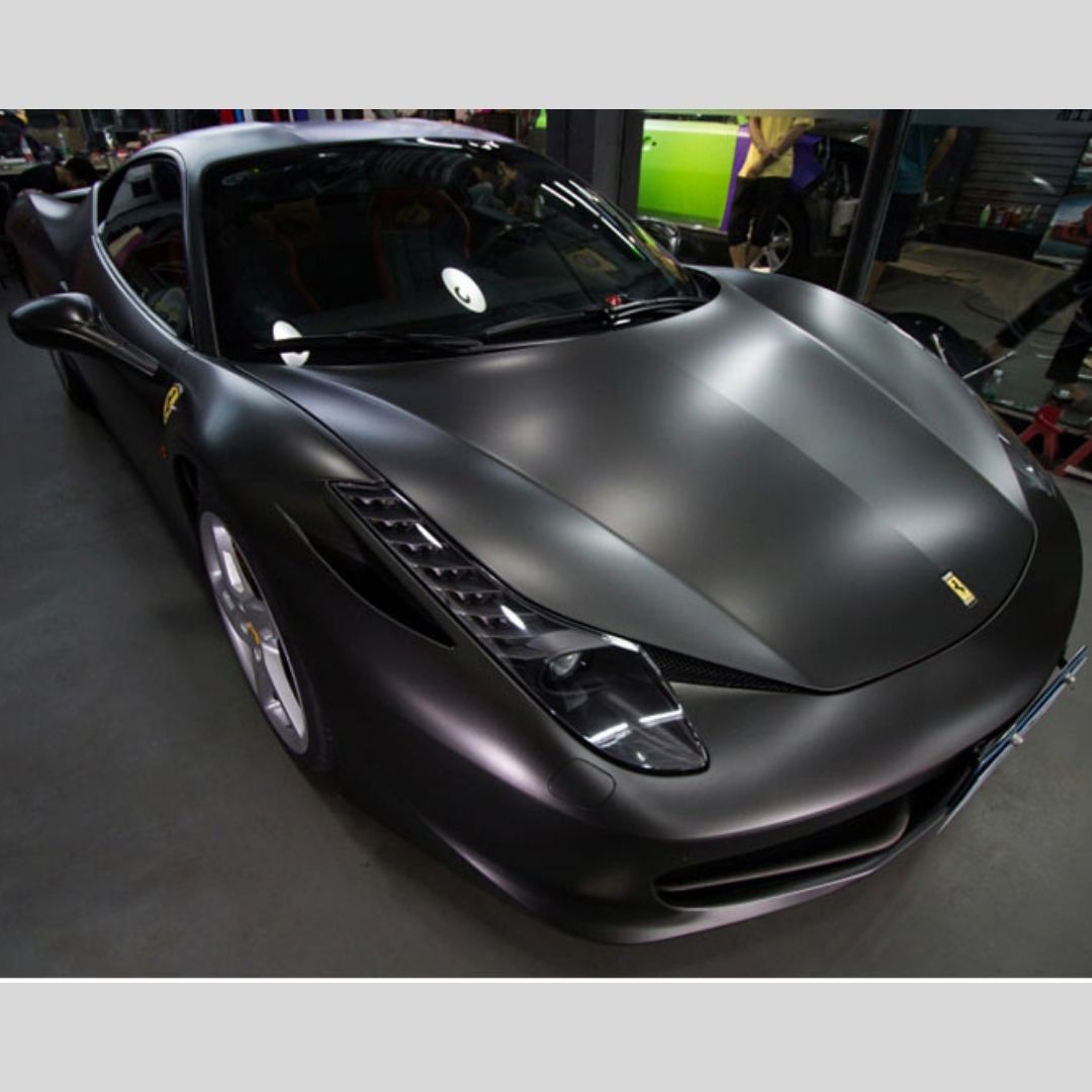 マットクローム(アイス系) ブラック(152cm幅) | マットクローム