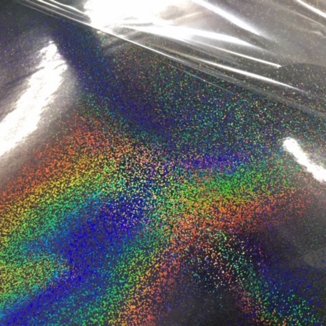 レインボーラメメッキ ブラック(152cm幅) | レインボーラメメッキ