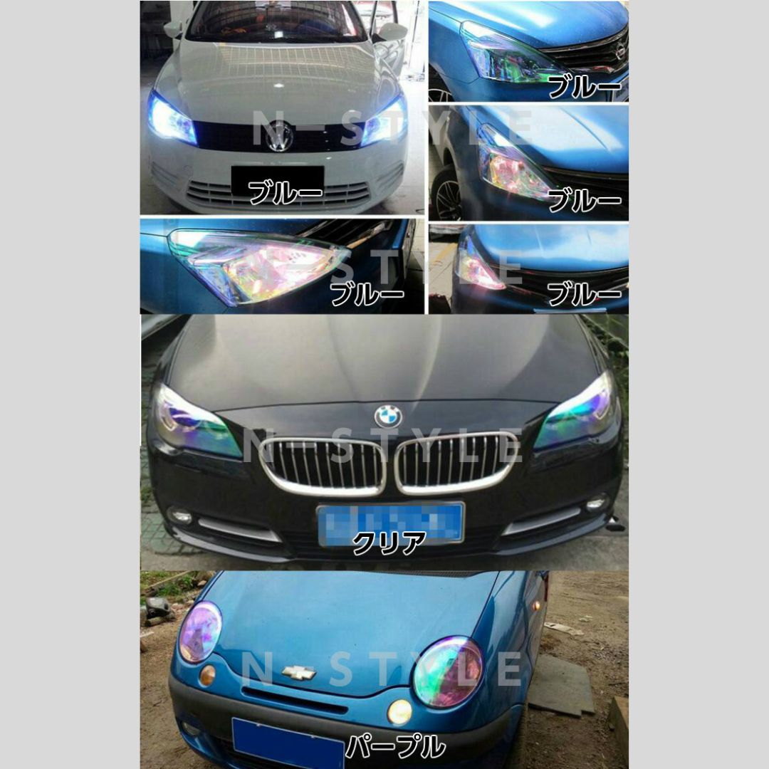 Tint+ 再利用できる デリカD:5 ヘッドライト スモークフィルム D5 ローデスト CV1W/CV2W/CV4W/CV5W系 三菱 デリカ D:5 前期⁄後期 全年式 全グレード 純正ドレスアップヘッド