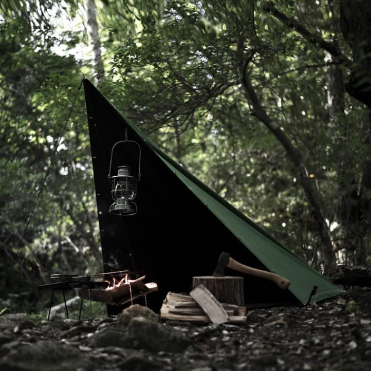 焚き火軍幕　オリーブ