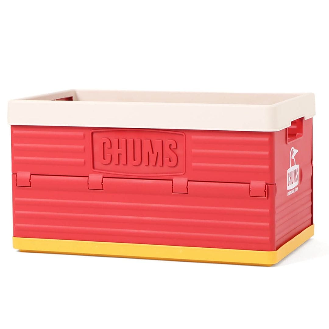 CAMPER FOLDING CONTAINER RED/YELLOW CHUMS