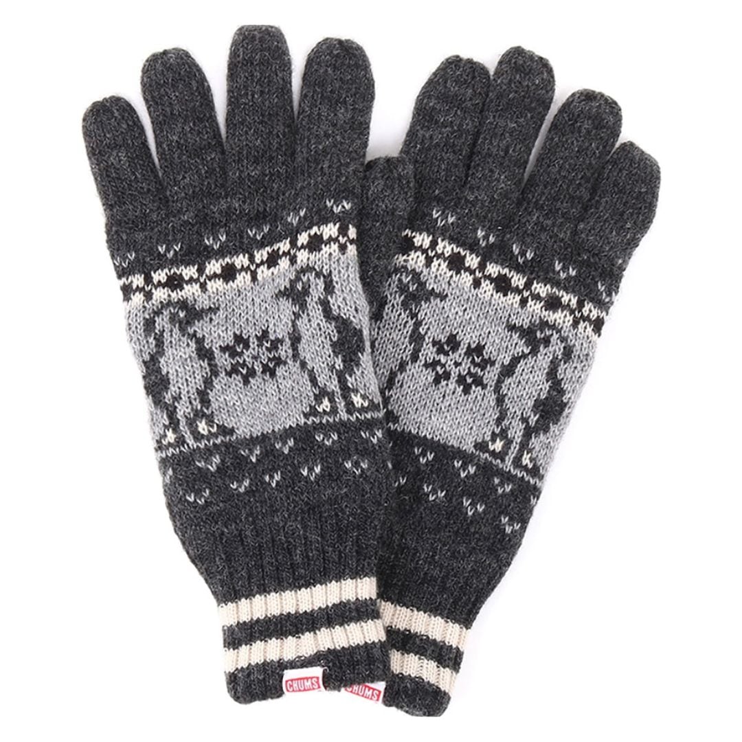 Booby Snow Knit GLOVE Charcoal  CHUMS