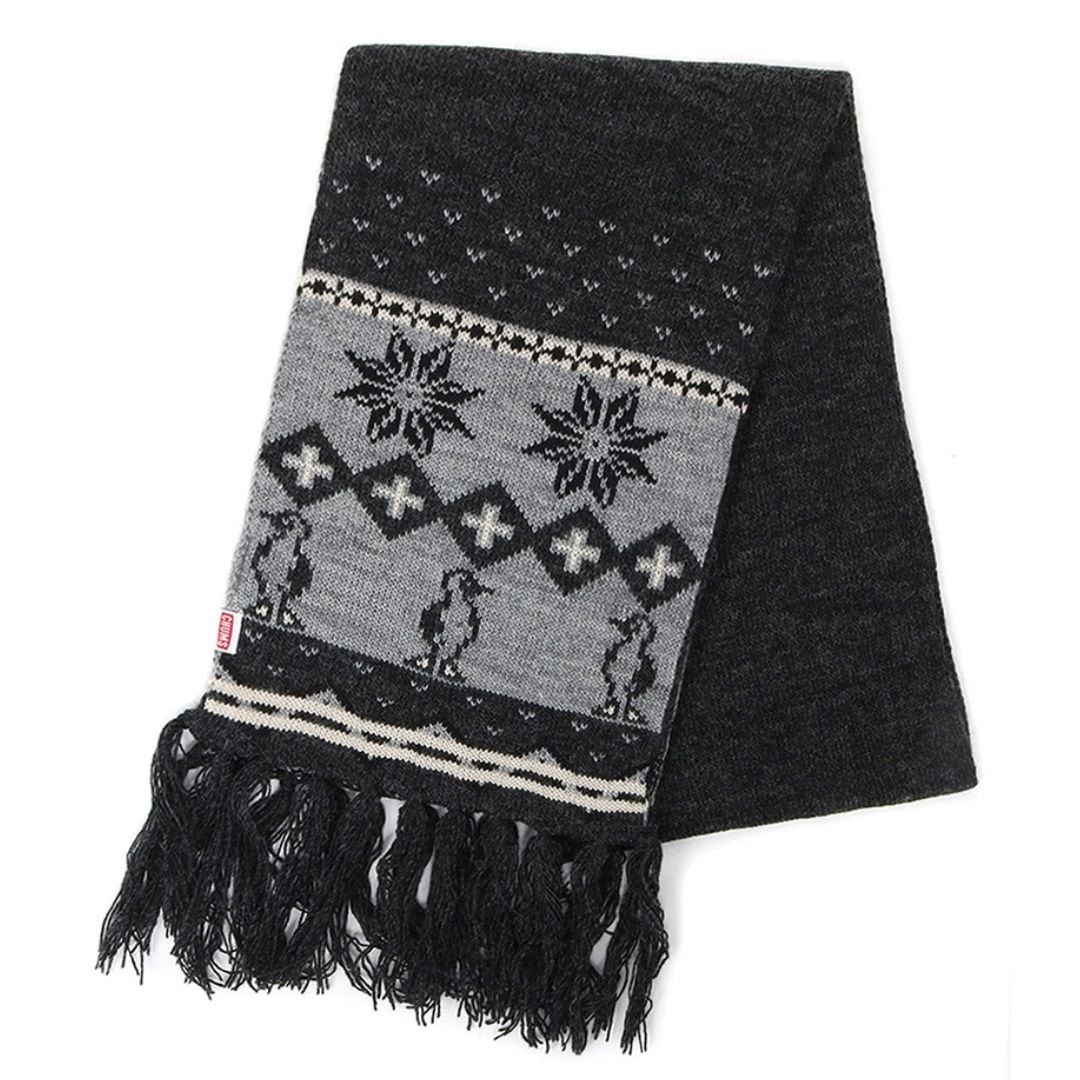 Booby Snow Knit Muffler Charcoal  CHUMS