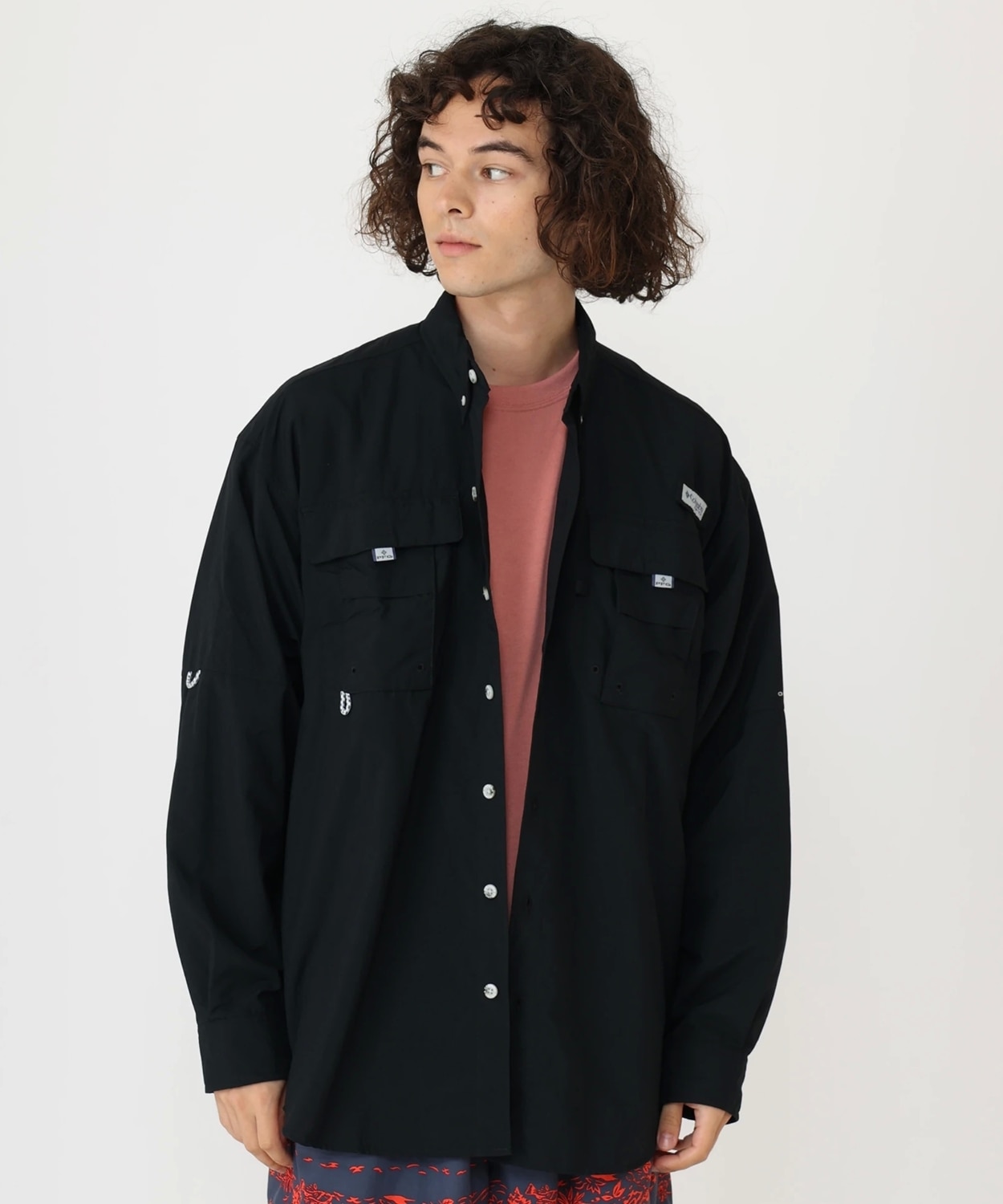 バハマⅡ　ロングスリーブシャツ　Black Columbia