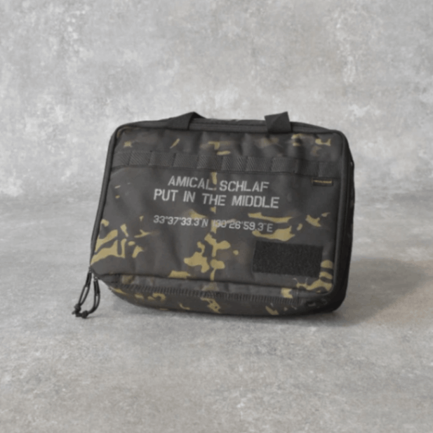 AMS フラットバーナーケース BLACK CAMO