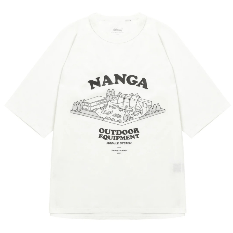 DRY MIX OEMS#1 TEE/WHT NANGA