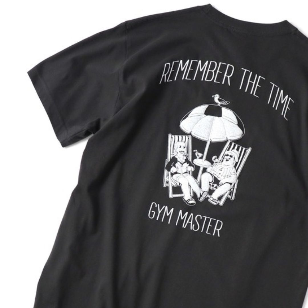 5.6oz REMEMBER THE TIME Tee チャコールグレー/gym master