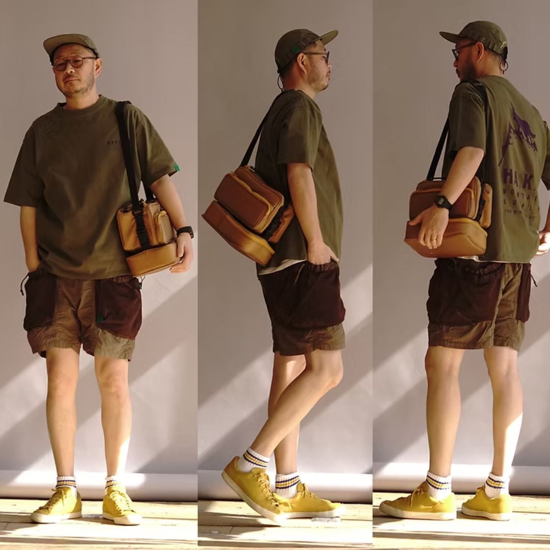 BIKU SHORTS ARMY GREEN H.A.K.U