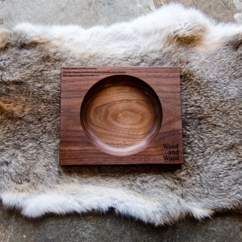 凹-BOKO- [Walnut] Wood and Wood