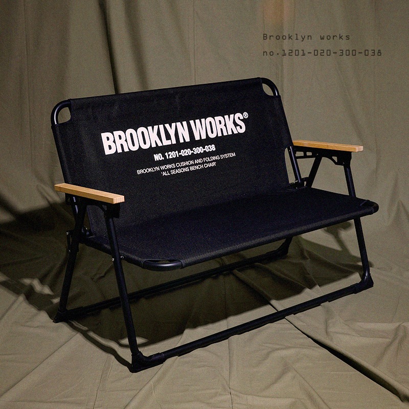 BENCH CHAIR BLACK | 【 － BRAND － 】,BROOKLYN WORKS | NATURE
