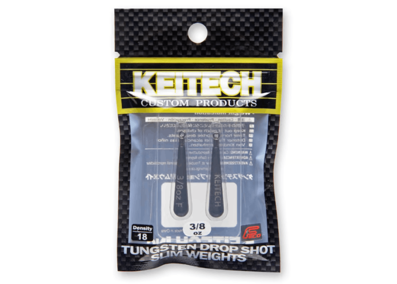 KEITECH Tungsten Drop Shot Slim Weights (ƥå 󥰥ƥɥåץåȥ०)