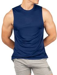Gymwear Easy Fit Jersey Tank DarkBlue