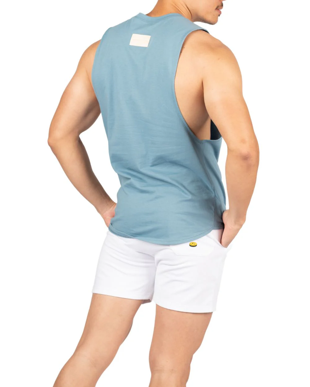 ��Muscle Tee�� Crew Neck Easy Fit FrostyBlue