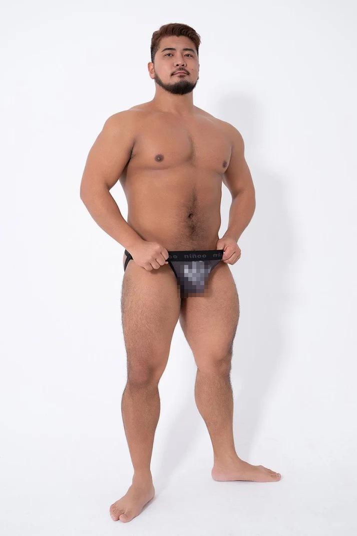 Ninoo Underwear OBEY BLACK MESH JOCKSTRAP 