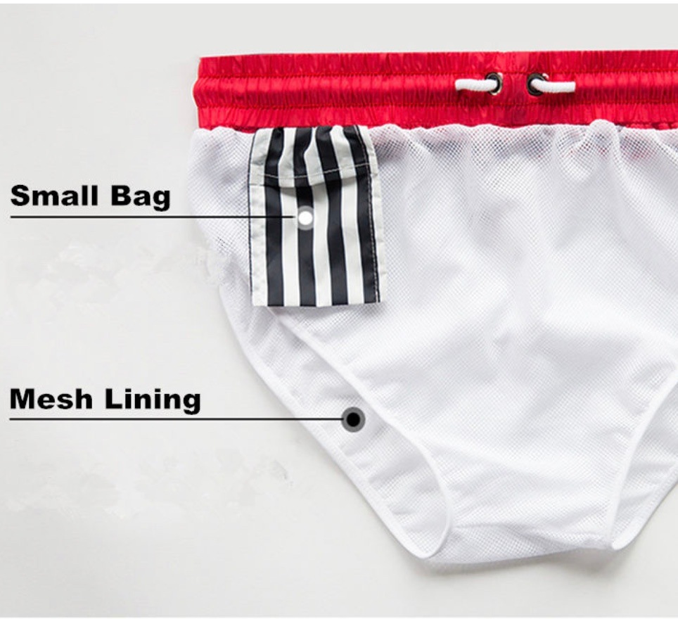 Men's Boxer swim wear (RED)