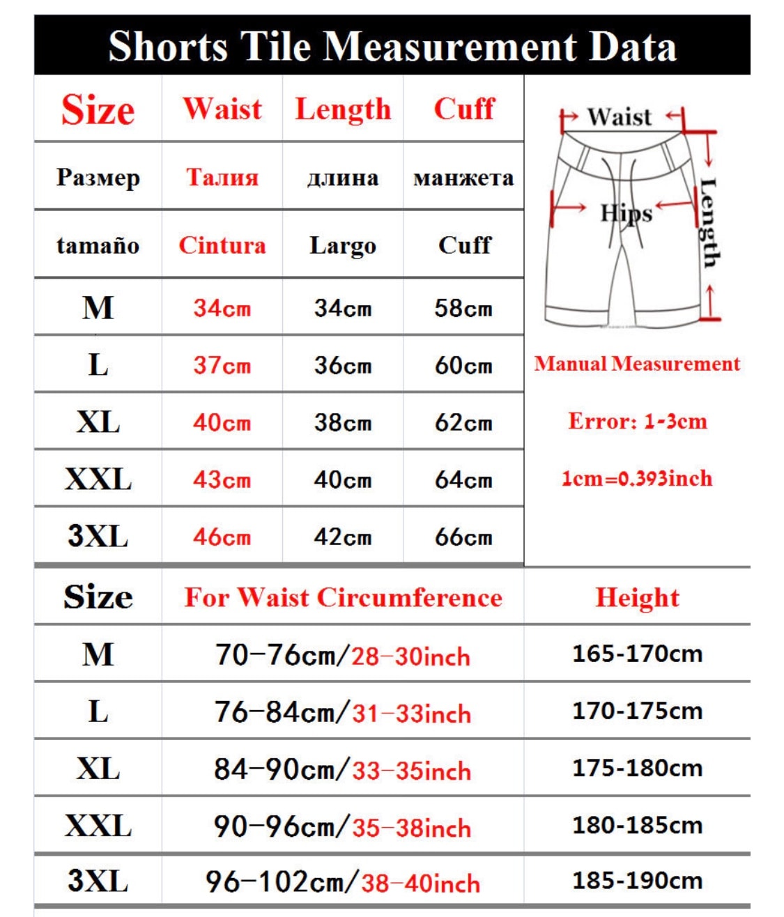 Men's Boxer swim wear (RED)