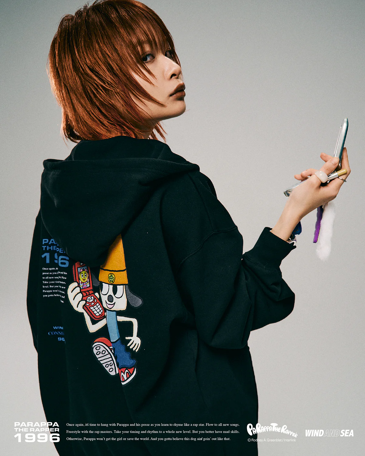 Parappa x WDS / ZIP-UP SWEAT HOODIE