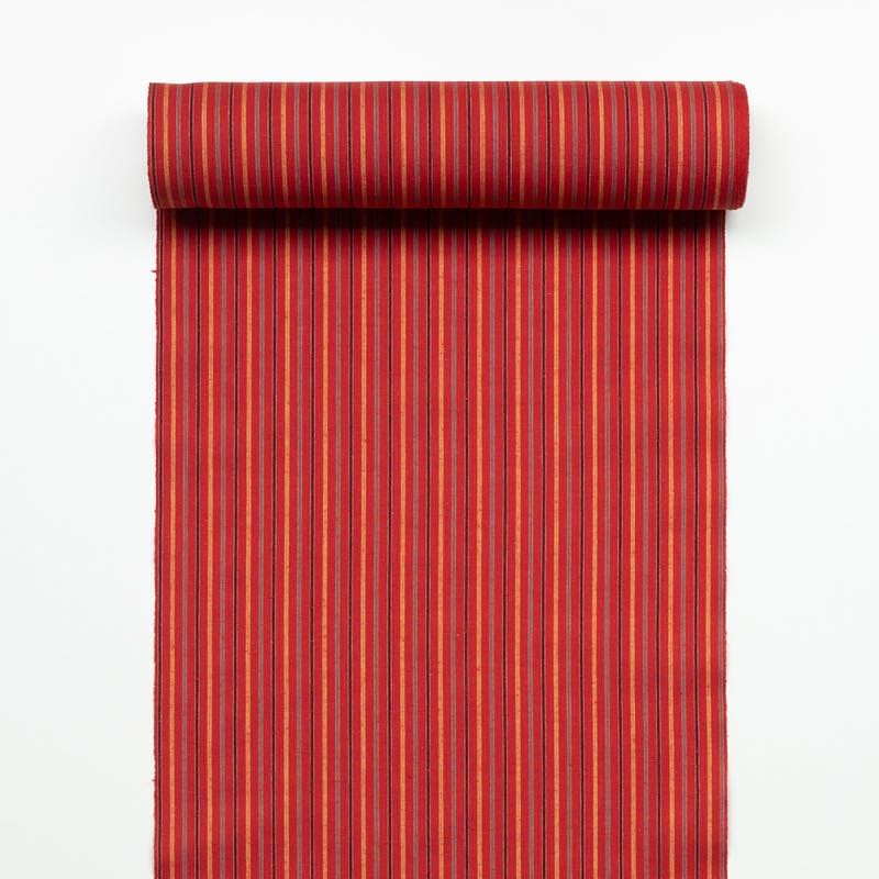 【遠州綿紬】縞紬S-3「黄昏（たそがれ）」