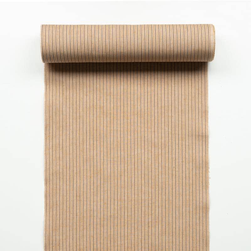 【遠州綿紬】縞紬 S-52「山路（やまみち）」