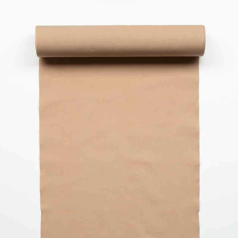 【遠州綿紬】無地もめん「ベージュ」