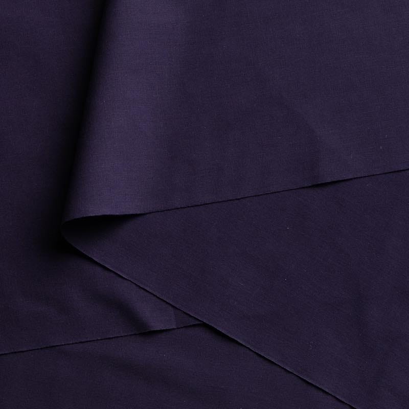 【遠州綿紬】無地もめん「紫色」カット売り