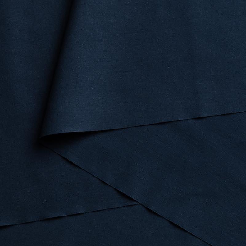 【遠州綿紬】無地もめん「紺色」カット売り