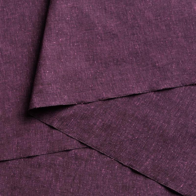 【遠州綿紬】無地紬「紅藤（べにふじ）」カット売り