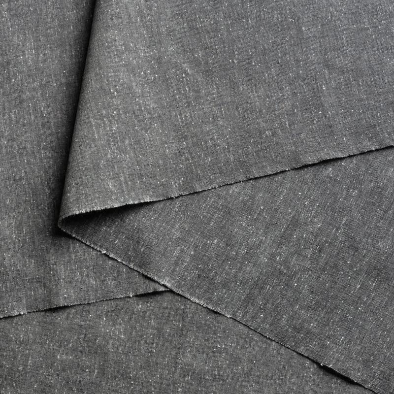 【遠州綿紬】無地紬「白鼠」カット売り