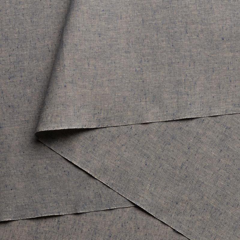 【遠州綿紬】無地紬「青藍（せいらん）」カット売り