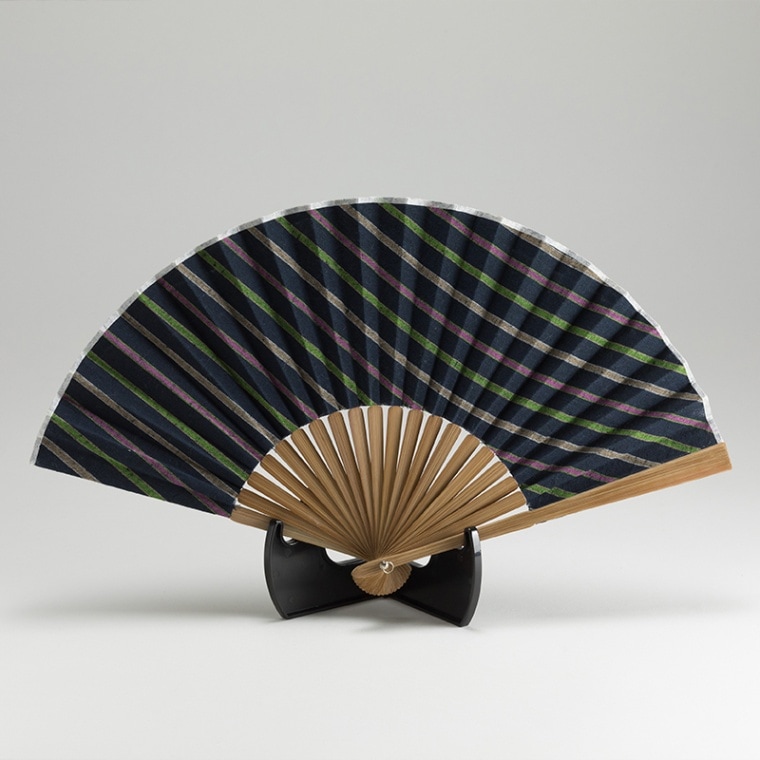 【遠州綿紬】扇子「花野」